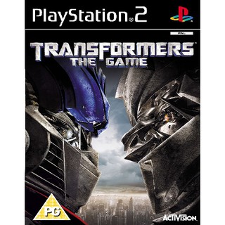 แผ่นเกมส์ps2 transformers the game ps2 เกมเพล2