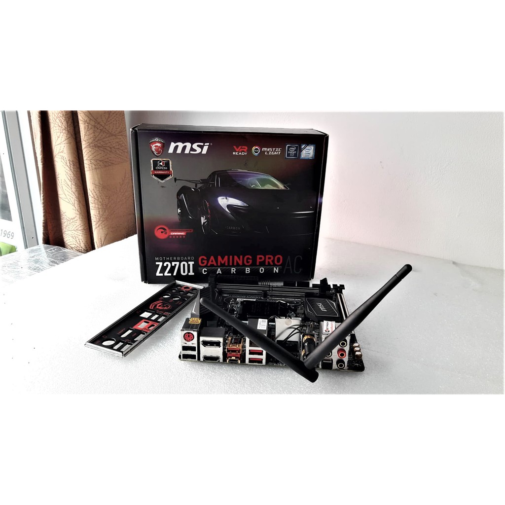 MAINBOARD Mini ITX(เมนบอร์ด)MSI Z270I-GAMING-PRO-CARBON-AC Socket 1151