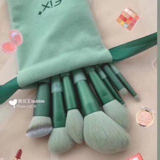 พร้อมส่ง🍋แปรงขนนุ้มมนุ่ม 13ชิ้น fix brush มีกล่องให้