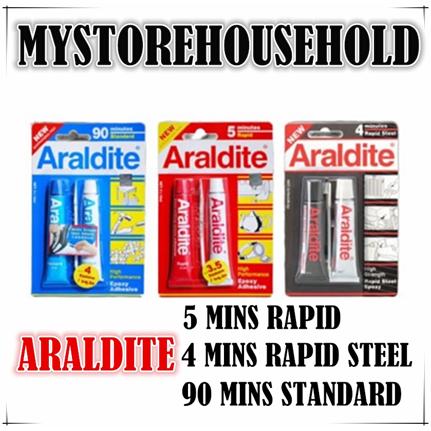 Araldite RAPID/ RAPID STEEL/ STANDARD EPOXY ADHESIVE GLUE ประสิทธิภาพสูง