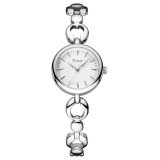 Kimio นาฬิกาข้อมือผู้หญิง สีเงิน สายสแตนเลส รุ่น KW6203 (Silver/White)