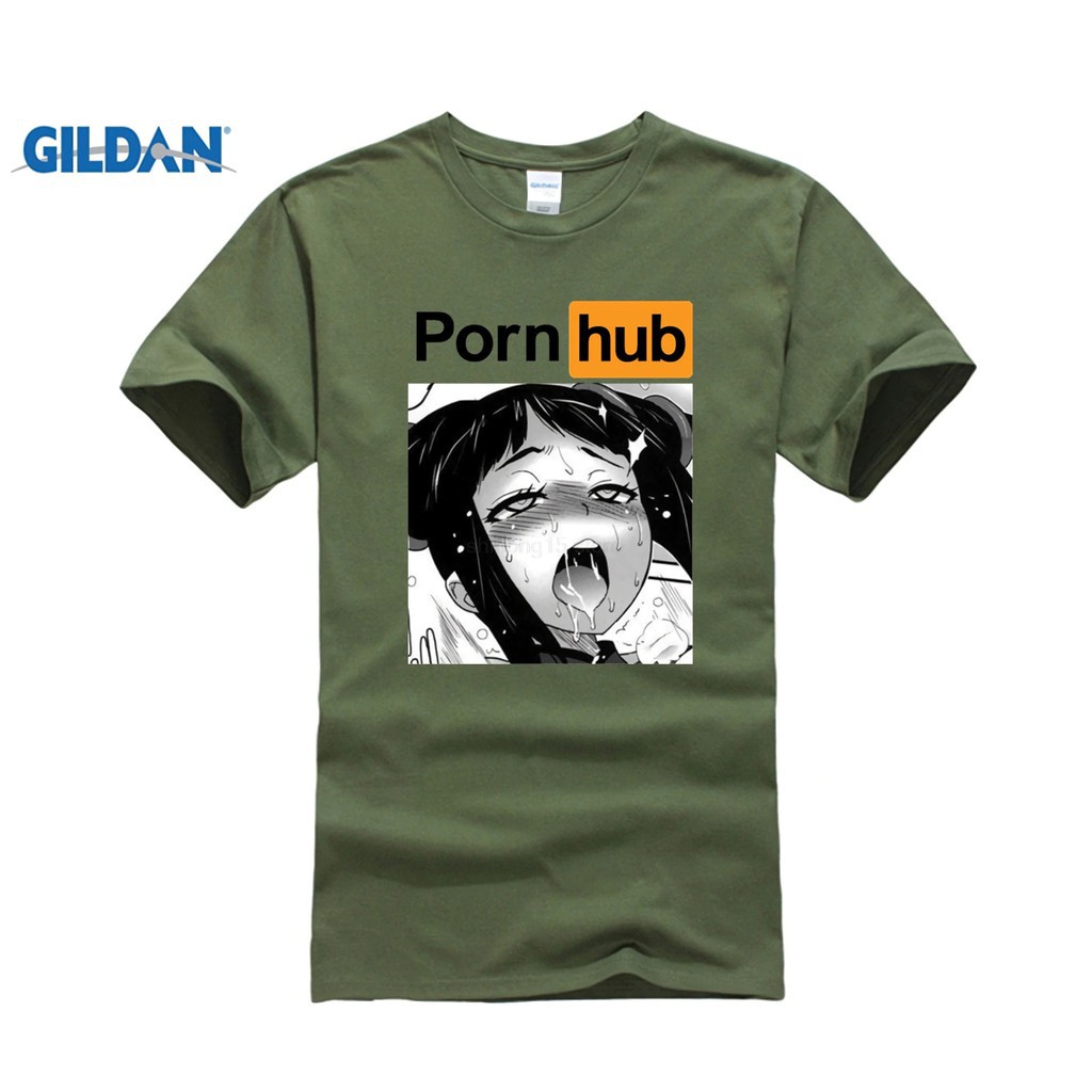 1024px x 1024px - Fashion Pornhub T Shirt Unique Round Neck Design Porn Hub Anime T-Shirt
