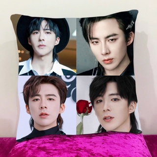 หมอนอิงสั่งทำ ใส่ได้4รูป หมอนอิงขนนุ่ม หมอนอิงโซฟา หมอนอิงในรถ หมอนอิง Cushions Liu Yuning หลิวอวี่หนิง