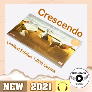 Boxset CD+DVD เพลง Crescendo อัลบั้ม Raw มือ 1 บรรจุ 2 แผ่น Limited Edition ผลิตเพียง 1,000 ชุด (ปี 2553)