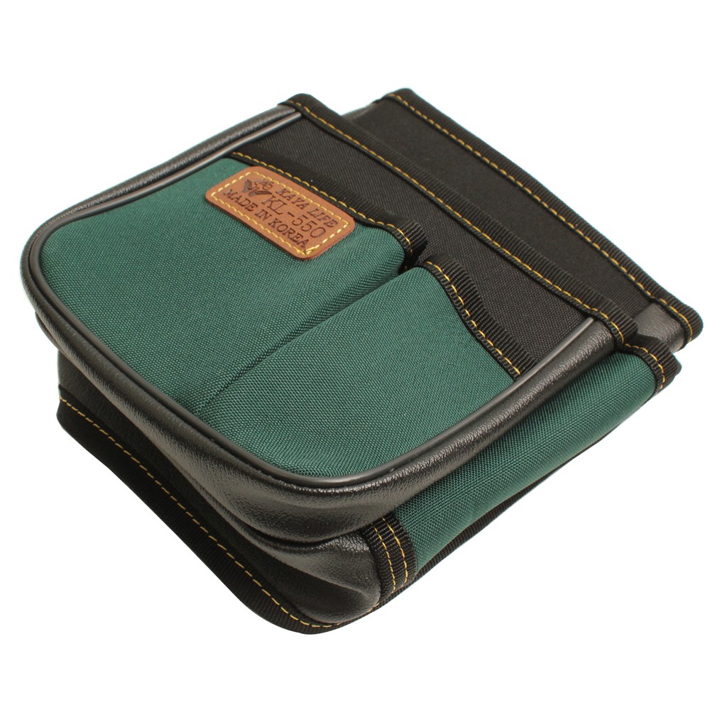 SOGCASE Tool Pouch With Belt Clip - XL Green Nylon Bag For Nails, Screws, Tools - View #5