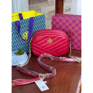 💕 Tory Burch KIRA CHEVRON SMALL CAMERA BAG