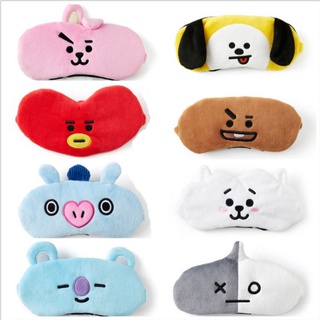 Kpop BTS BT21 Bangtan Boys Sleep Mask Jimin TATA Chimmy RJ Eye Masks Blindfold