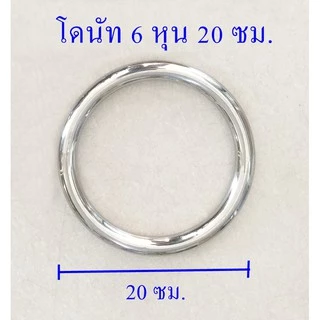 วงกลมโดนัท 6 หุน 10,12,15,20 ซม. สเตนเลสแท้304