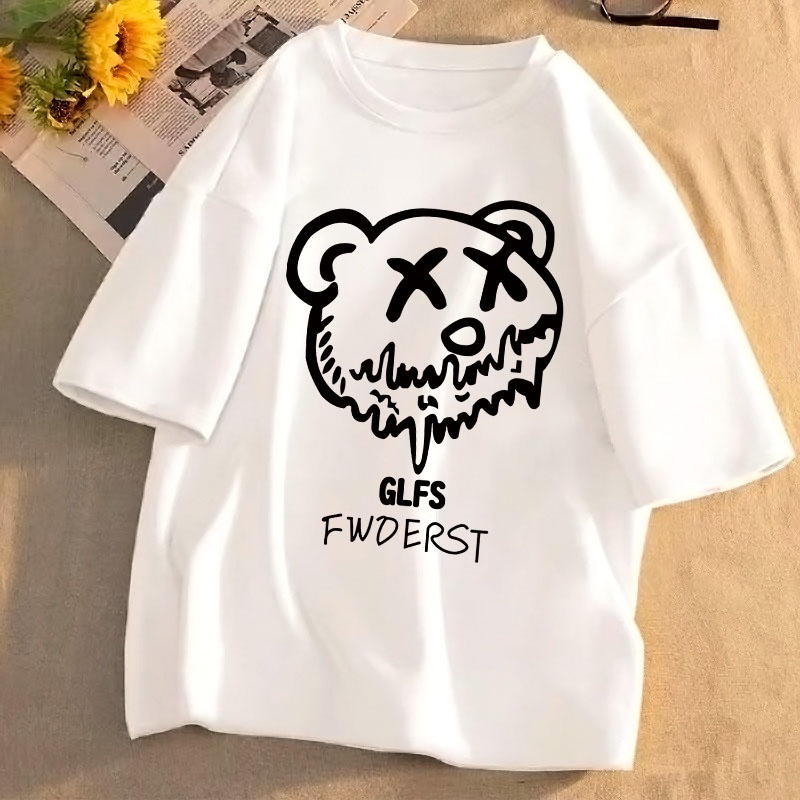 Collection สุดเท่ห์ ขวัญใจวัยรุ่น น่ารักเฟียสๆ เสื้อยืดคอกลมลายสดใสได้ทุกวัย T-1190