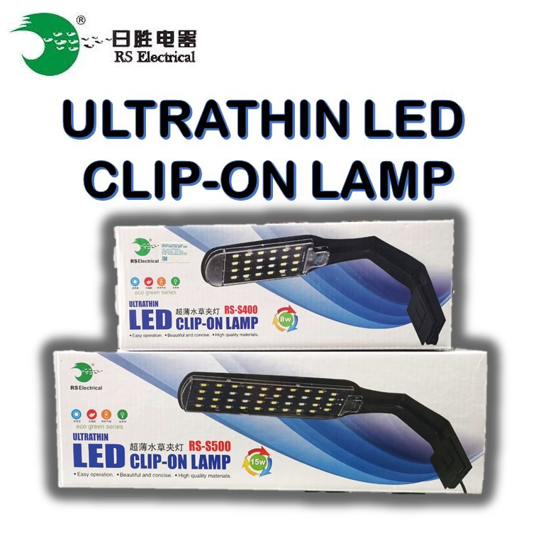 RS ไฟฟ้า Ultrathin LED Clip-On โคมไฟ RS-S400 / RS-S500 สําหรับพิพิธภัณฑ์สัตว์น้ํา