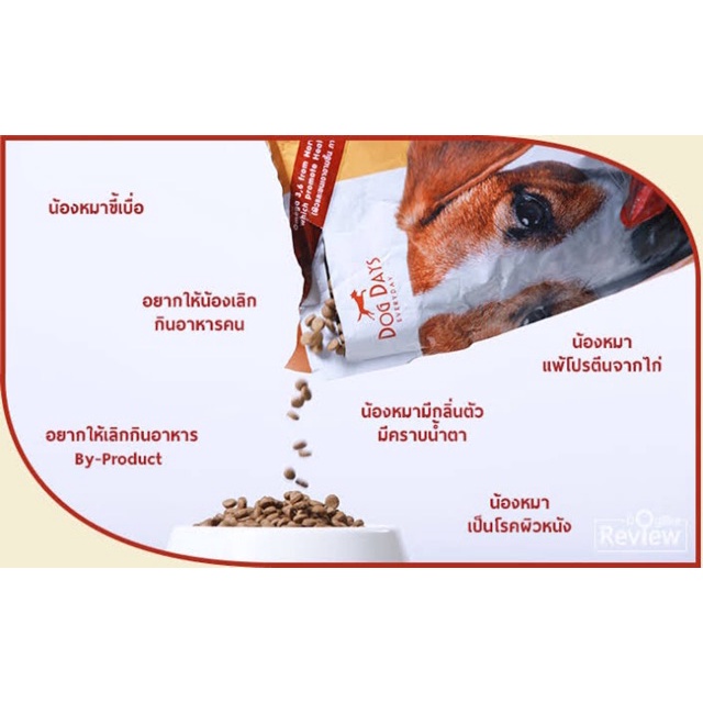 🌻(พร้อมส่งจากไทย) 🌻 อาหารสุนัข DOG DAYS’ ขนาด 12 KG.