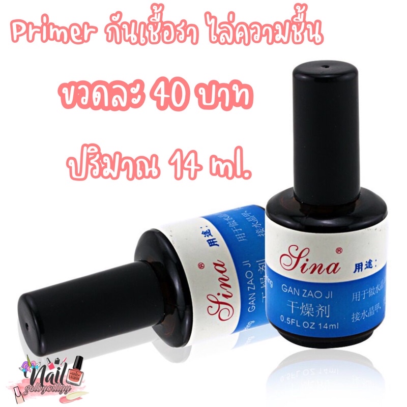 พร้อมส่ง💫น้ำยาไล่ความชื้น กันเชื้อรา ไพร์เมอร์ Sina 14ml. อ่านก่อนสั่ง‼️