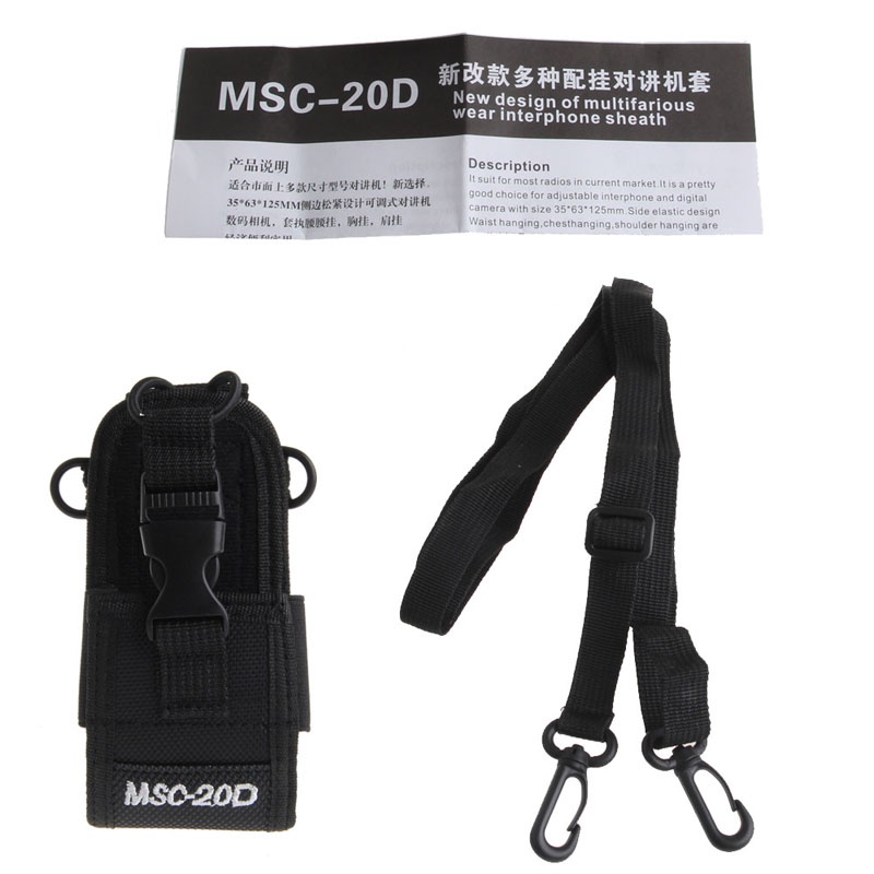 วิทยุCH MSC-20D สําหรับที่วางเคสสําหรับ UV3R + PLUS Puxing PX-777 Plus PX888 KA