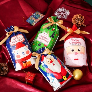 ใหม่ ถุงของขวัญคริสต์มาส ถุงเครื่องเขียน ถุงหูรูด ถุงบรรจุภัณฑ์คริสต์มาส