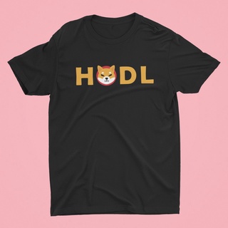 พร้อมส่งจากไทย 🚀 เสื้อบิทคอยน์ ลาย HODL SHIBA เสื้อ Bitcoin เสื้อ Cryptocurrency เสื้อคริปโต 🙌