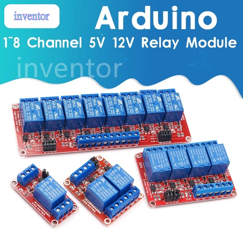 โมดูลรีเลย์ 1 2 4 8 Channel 5v 12 V พร้อมทริกเกอร์ Optocoupler สําหรับ Arduino ราคา ถูกที่สุด ดีลบีเคเค