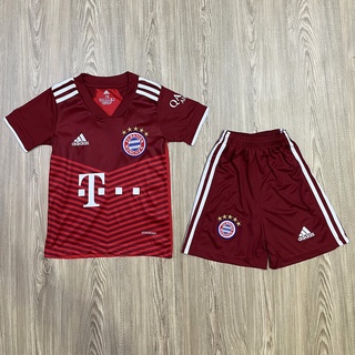 ชุดฟุตบอลเด็ก ชุดกีฬาเด็ก เสื้อทีมBayern ซื้อครั้งเดียวได้ทั้งชุด (เสื้อ+กางเกง) ตัวเดียวในราคาส่ง สินค้าเกรด-A