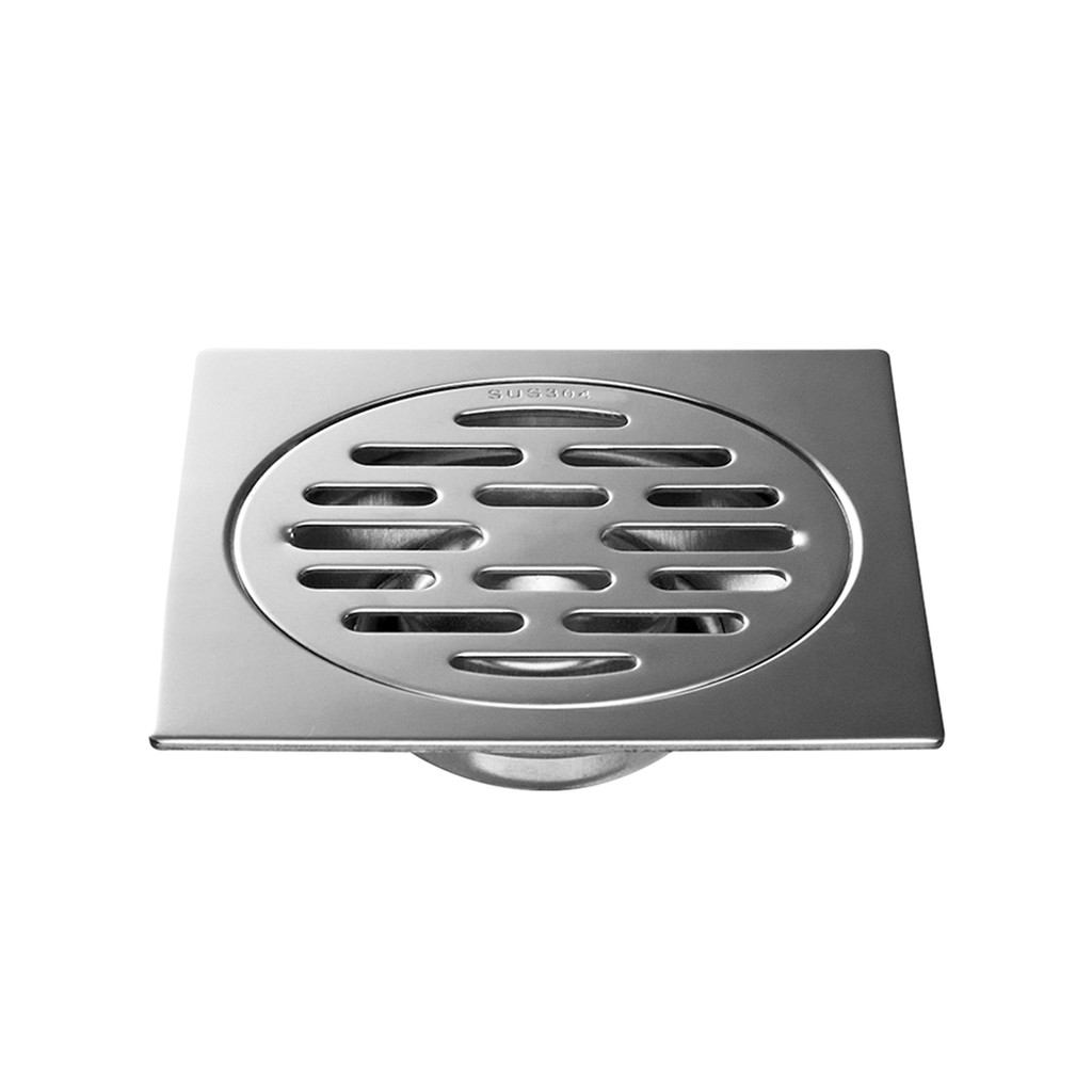 NASCO ตะแกรงกันกลิ่นแบบเหลียม FP-5204-SP Stainless Steel สำหรับท่อขนาด 2 นิ้ว
