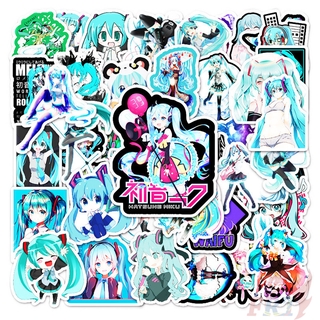 ❉ สติกเกอร์ Hatsune Miku Series 03 สําหรับติดตกแต่ง ❉ สติกเกอร์ VOCALOID แฟชั่น กันน้ํา DIY 50 ชิ้น/เซต