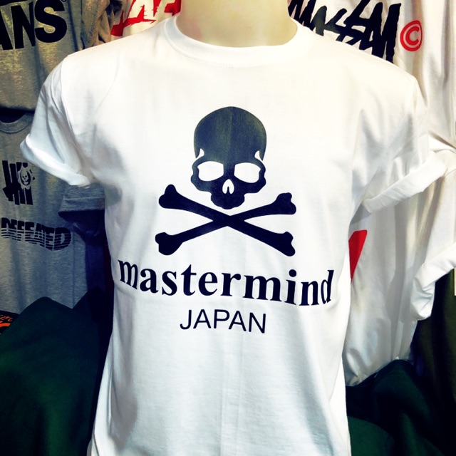 mastermind JAPAN 🇯🇵 T-Shirt 💯%Cotton No.30 มีให้เลือก 5 สี ไร้รอยต่อตะเข็บข้าง Unisex’s
