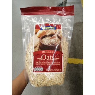 Mcgarrett​ Rolled​ Oats​ ตราแม็กกาแรต​ โรล์โอ๊ต​ แผ่นข้าวโอ๊ตอบ​ ขนาด​ 1kg.