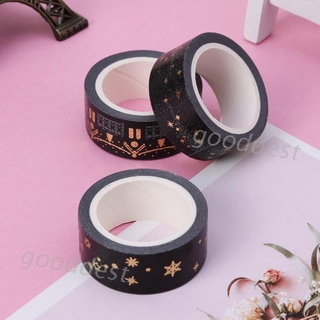 สติ๊กเกอร์เทปลายดวงจันทร์ดาวสีด ํา 1 . 5 ซม . X 5 ม .