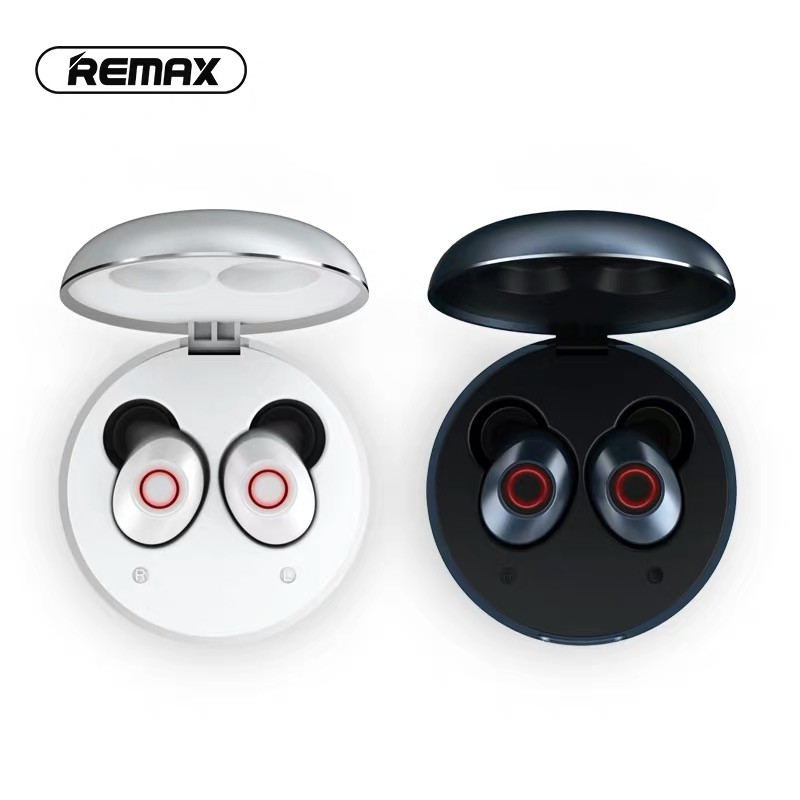 Remax TWS-8 หูฟั งบลูทูธ True Wireless stereo Headset Bluetooth 5.0 Earbuds For Music &amp; Call Twins Earphone
