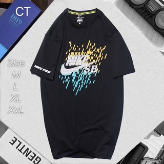 เสื้อยืดNike คอกลม แขนสั้น ลายสตรีท Size  M  L  XL  XXL