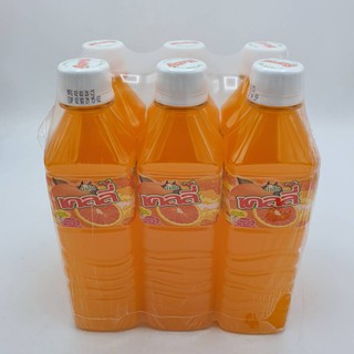 น้ำส้ม ตราเคลลี่ kelly orange  juice ขนาด 450 เมตร * 6 ขวด