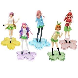โมเดล 5-Toubun no Hanayome เจ้าสาวผมเป็นแฝดห้า เซ็ท5ตัว ขนาด18cm.