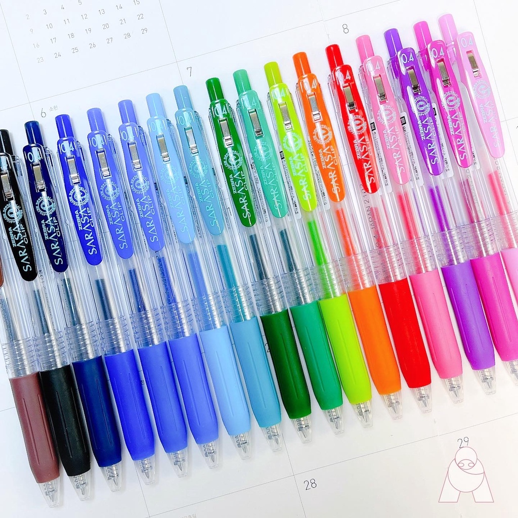 ปากกาเจล Zebra Sarasa Clip 0.4 mm.