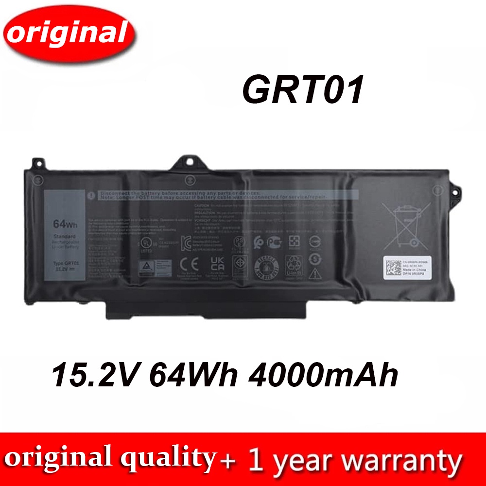 New GRT01 R05P0 4000mAh 15.2V 64Wh Original Laptop Battery For Dell GRT01 R05P0 Notebook Replace Bat