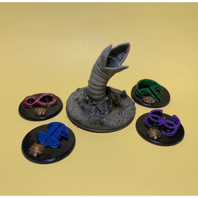 [Plastic] Dune Imperium Board Game: Upgrade Influence Token - ชุดอัพเกรดทรัพยากรสำหรับเกมดูน อิมพีเร