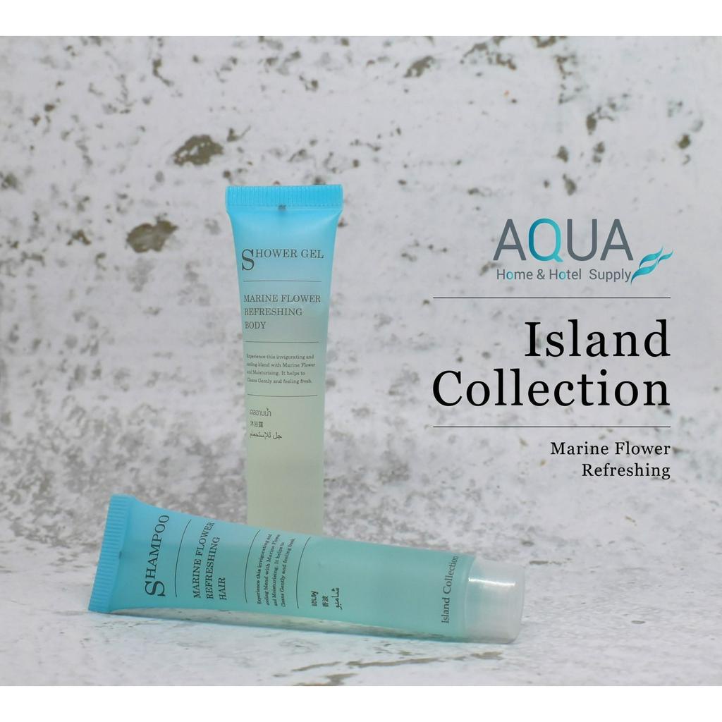 รุ่น Island งานหลอด ของใช้ในโรงแรม ของโรงแรม Amenities Kit ของใช้ในห้องน้ำ hotel supplies อเมนิตี้