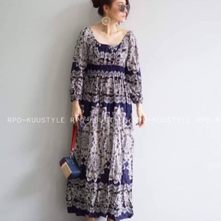 Maxi dress ผ้าสปันเนื้อดี