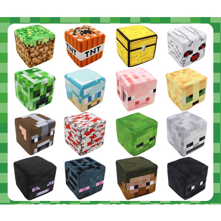 (พร้อมส่ง) มาใหม่ล่าสุดระเบิด TNT Minecraft ตุ๊กตาหนานุ่มตุ๊กตา 20 ซม.ระเบิด TNT Minecraft เกมการ์ตูนของเล่นตุ๊กตานุ่มตุ๊กตาของเล่น