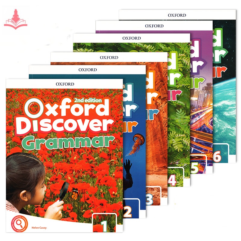 หนังสือเรียนไวยากรณ์ภาษาอังกฤษและสมุดงานสำหรับเด็กและนักเรียนระดับประถมศึกษา—Primary School Student's Children's English Grammar Textbook Workbooks Exercise Book“Oxford Discover Grammar 2rd Edition Level 1/2/3/4/5/6”