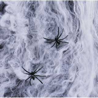 ใยแมงมุม ของตกแต่งฮาโลวีน ลูกตาปลอม Fake spider web prank ตกแต่ง halloween ฮัลโลวีน ผี แกล้งคน หัวใจปลอม มือปลอม
