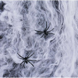 ใยแมงมุม ของตกแต่งฮาโลวีน ลูกตาปลอม Fake spider web prank ตกแต่ง halloween ฮัลโลวีน ผี แกล้งคน หัวใจปลอม มือปลอม