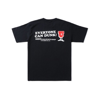 แฟชั่น เสื้อยืดแขนสั้น ผ้าฝ้าย พิมพ์ลาย UNDEFEATED EVERYONE CAN DUNK