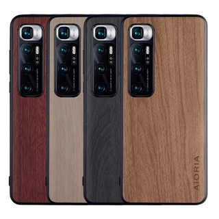 PC Xiaomi Mi 10 Ultra Wood Pattern Tpu + เคสพีซี 3 In 1 วัสดุไม้