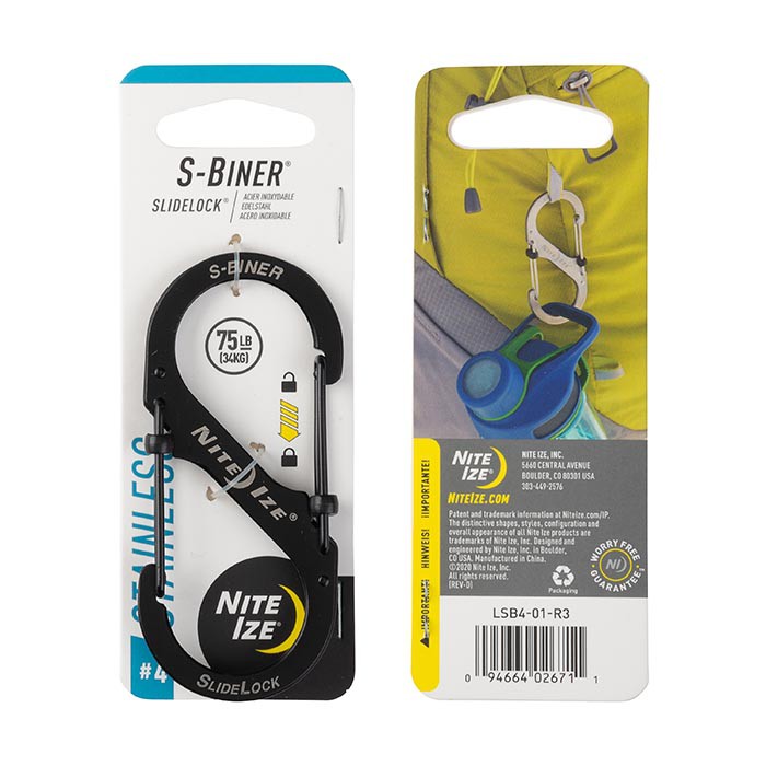 Nite ize S-Biner SlideLock Steel Size #4