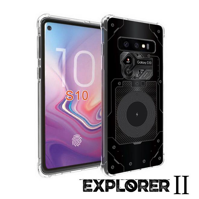 เคส สำหรับ Samsung Galaxy S10 [Explorer II Series] 3D Anti-Shock Protection TPU Case