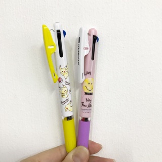 ปากกา หมึก 3 สี Jet Stream ลาย Pikachu/Smiley