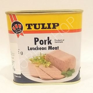 Tulip pork luncheon meat เนื้อหมูบด 340กรัม พร้อมส่ง