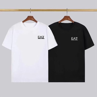 4655 ea7 เสื้อยืดแขนสั้น แฟชั่น สําหรับผู้ชาย ผู้หญิงเสื้อยืด