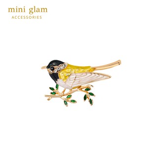 Miniglam Hummingbird Brooch เข็มกลัดนกฮัมมิงเบิร์ด