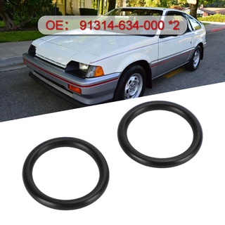 ชุดโอริงเชื่อมต่อท่อหล่อเย็น 91314-634-000 สําหรับ Honda Civic CRX Accord 2 ชิ้น