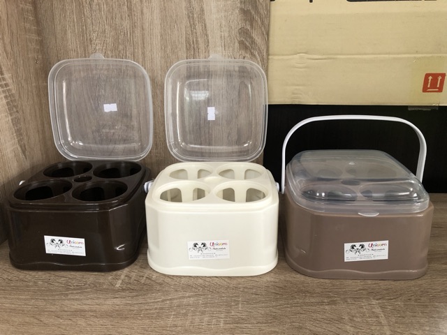 กล่องเครื่องปรุง ที่ใส่เครื่องปรุง กล่องใส่เครื่องปรุง มีฝาเปิดปิด ราคา ถูกที่สุด ดีลบีเคเค แกลเลอรีภาพที่ 3