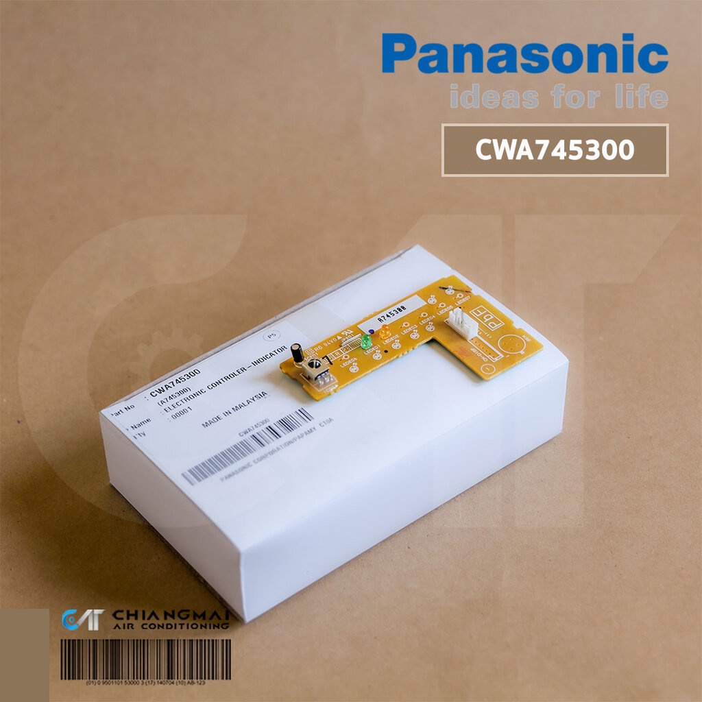 CWA745300 แผงรับสัญญาณรีโมทแอร์ Panasonic ตัวรับสัญญาณรีโมท แอร์พานาโซนิค รุ่น CS-PC9MKT, CS-PC12MKT